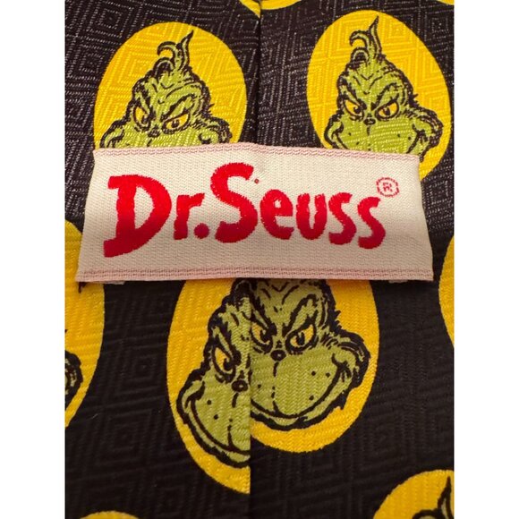 💚🎄 Dr. Seuss The Grinch Christmas Necktie 🎄💚 - Picture 4 of 6